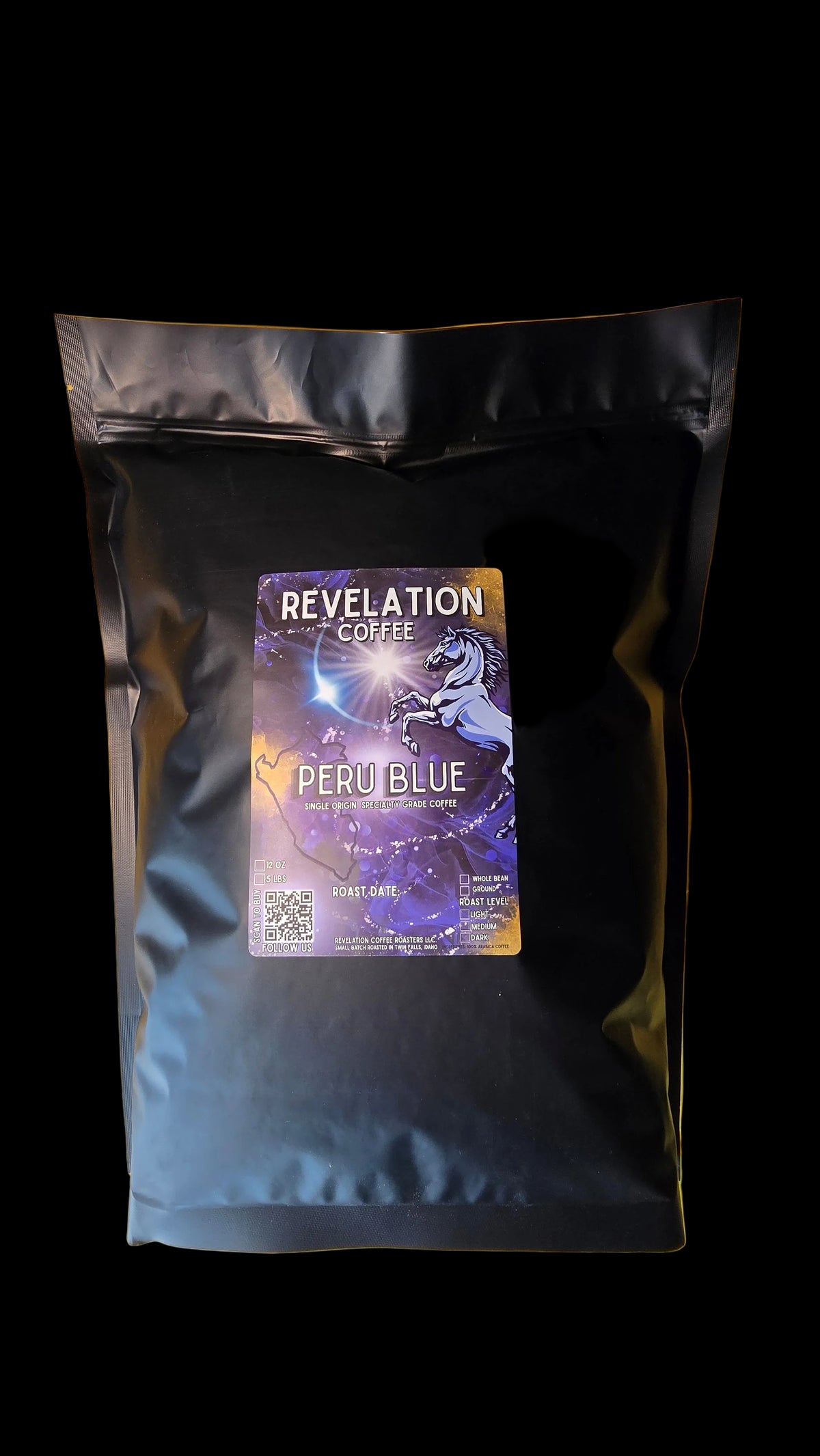 Single Origin Peru Blue 5 Pound Bulk